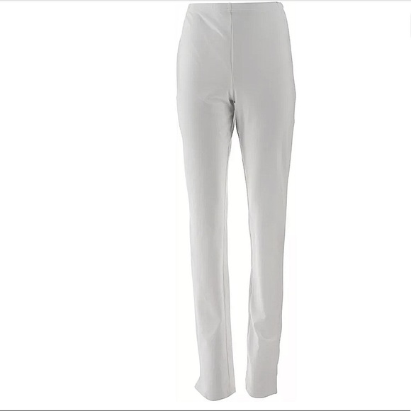 Women with Control Pants - Women with Control Tall Convertible Pants Zipper White
